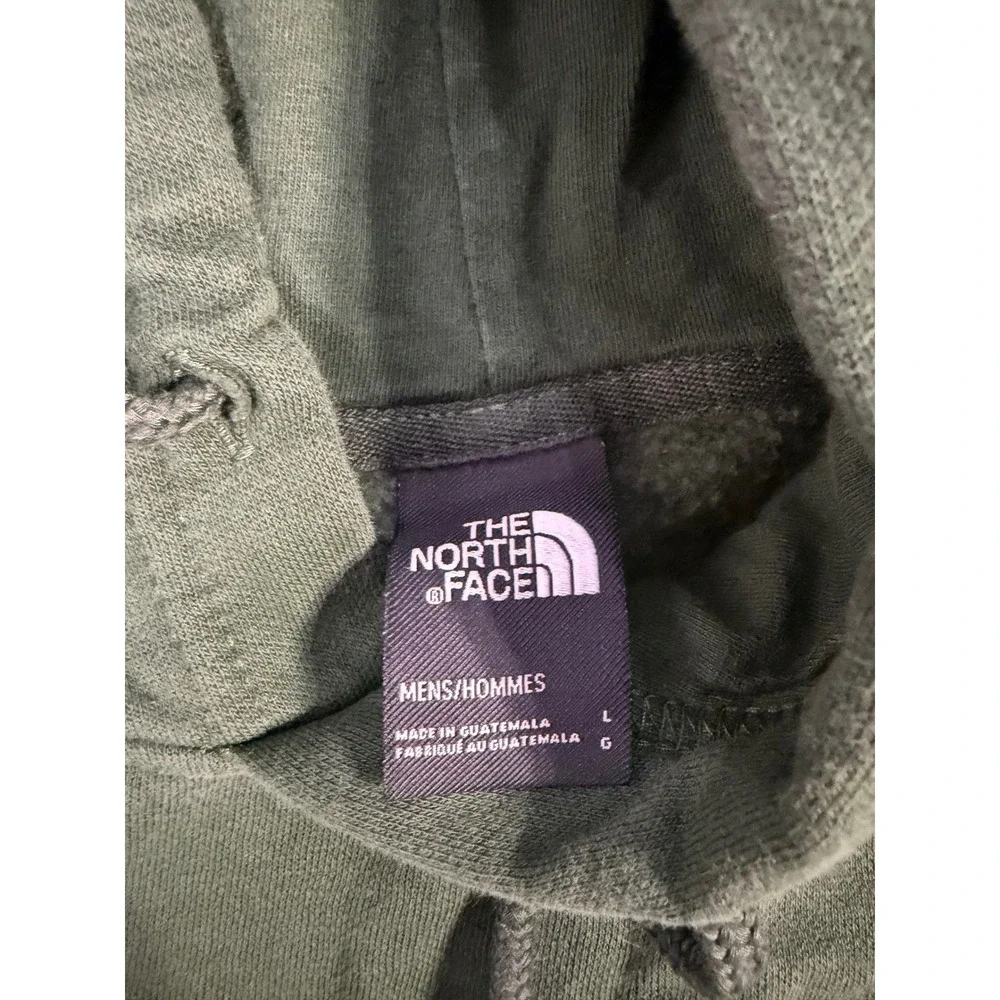 The North Face Mens Green Graphic Pullover Hoodie Never Stop Exploring Large